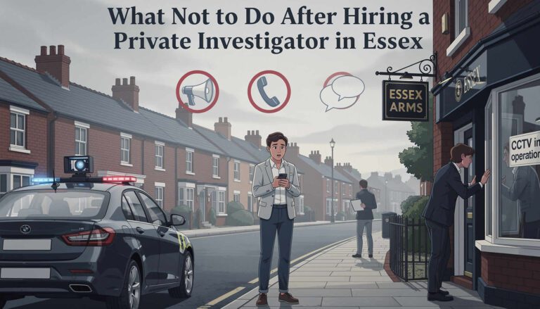 What Not to Do After Hiring a Private Investigator